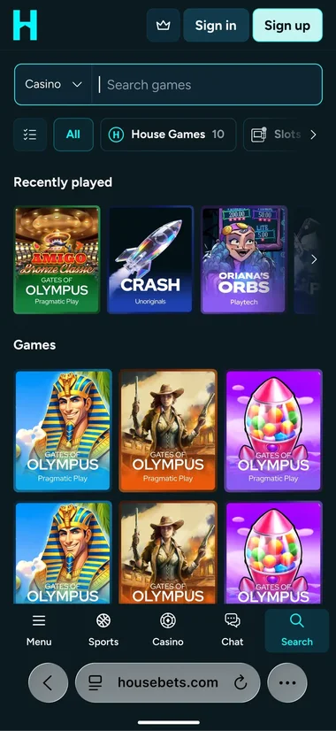 Mobile game search