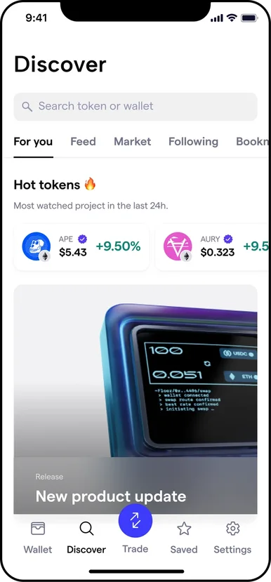 Discover feed