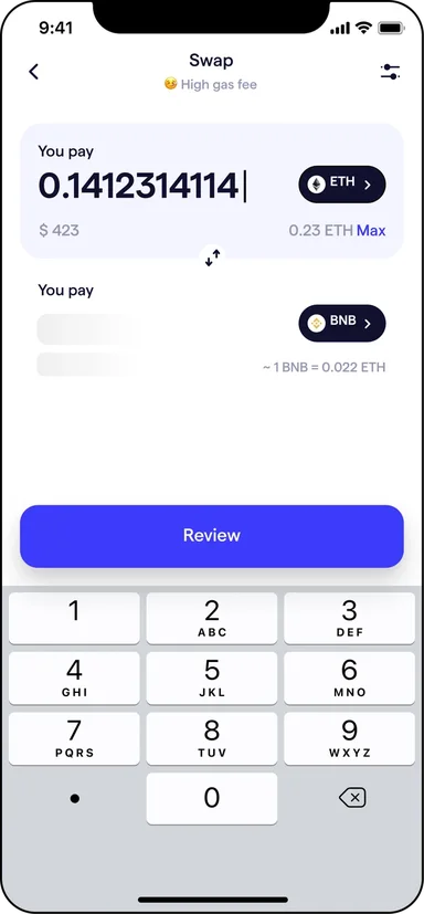 Swap entry